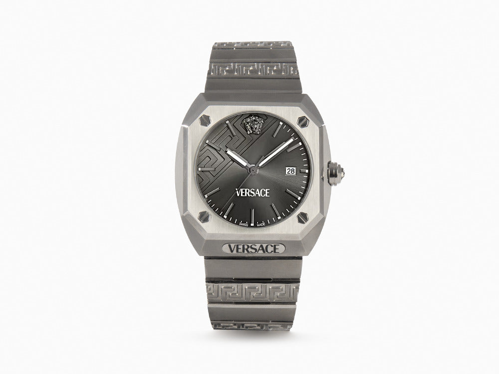 Montre à Quartz Versace Antares, Titane, Gris, 44 x 41.5 mm, VE8F00524