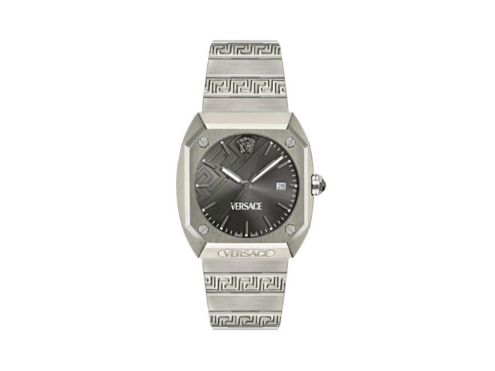 Montre à Quartz Versace Antares, Titane, Gris, 44 x 41.5 mm, VE8F00524