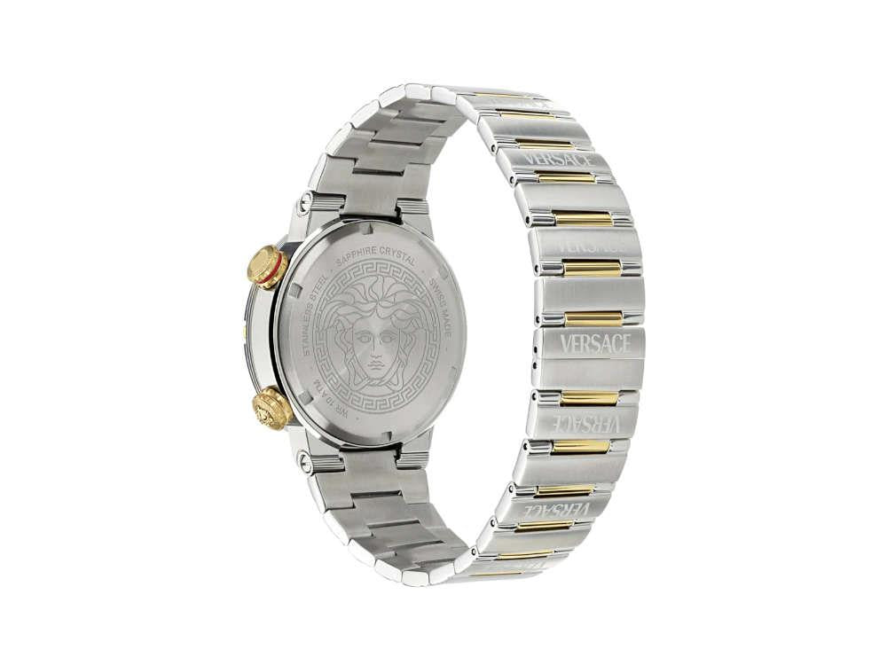 Montre à Quartz Versace Greca Logo Diver, Bleu, 43 mm, Verre saphir, VE8G00424