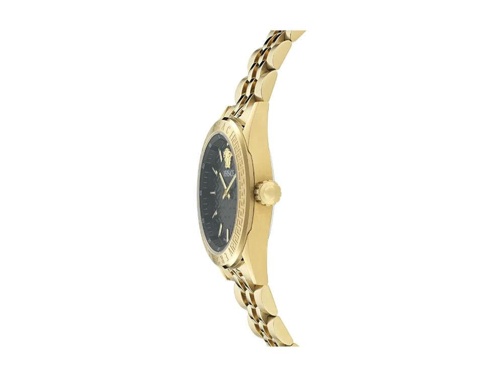 Montre à Quartz Versace V-Code Lady, PVD Or, Noir, 36mm, Verre saphir, VE8I00724