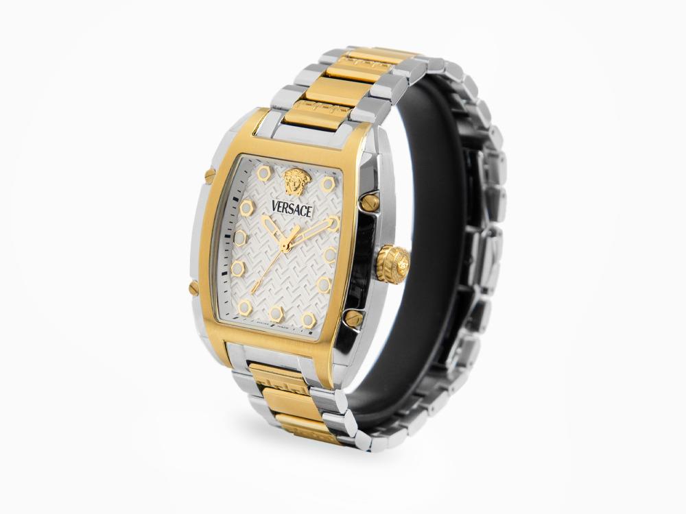 Montre à Quartz Versace Dominus Lady, PVD Or, Argent, 44,8mm x 36mm, VE8K00424