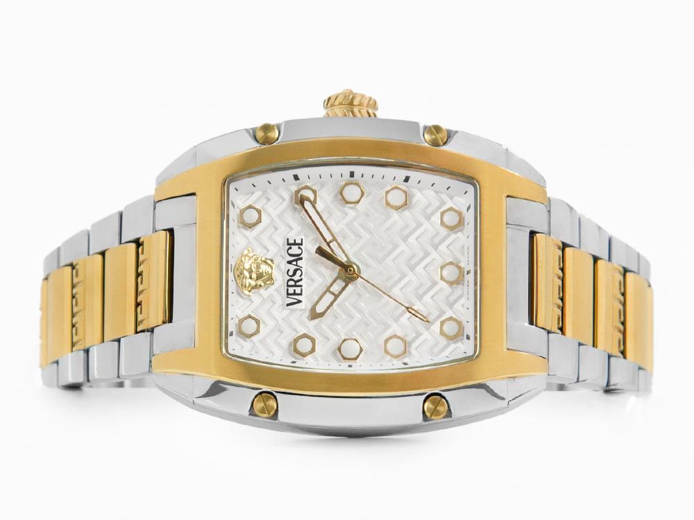 Montre à Quartz Versace Dominus Lady, PVD Or, Argent, 44,8mm x 36mm, VE8K00424