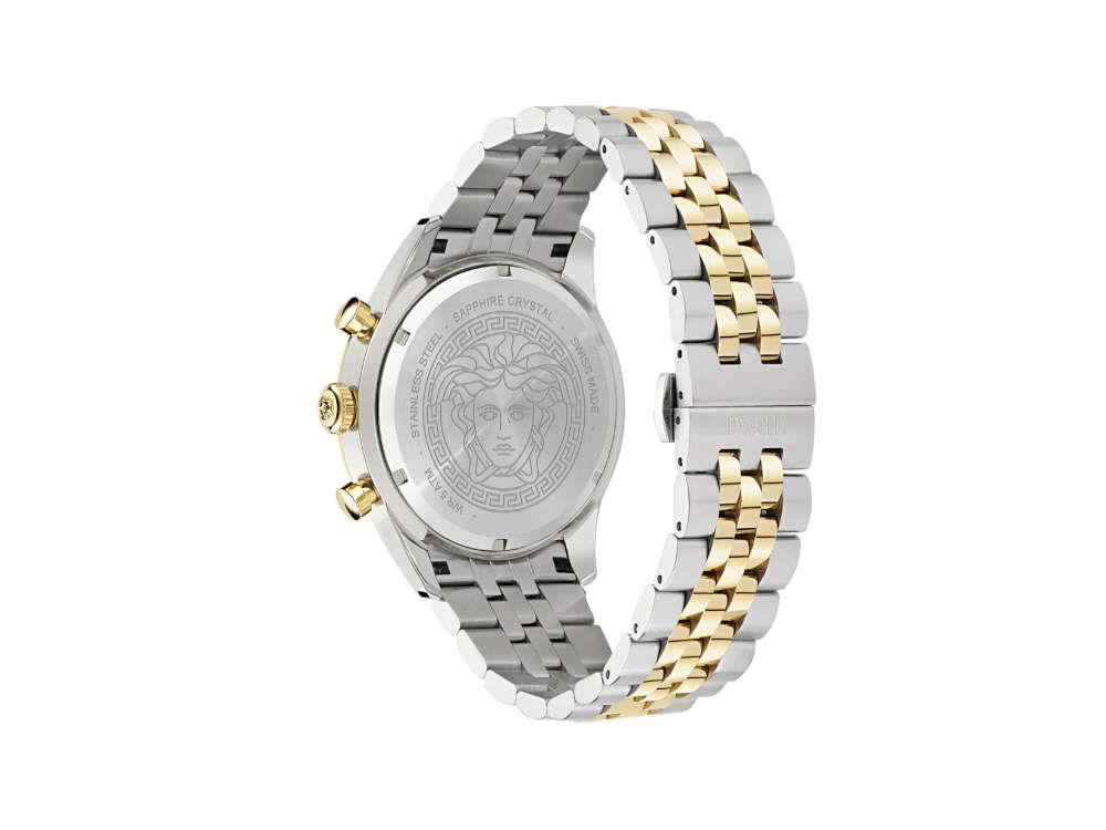 Montre à Quartz Versace Chrono Master, PVD Or, Vert, 44 mm, VE8R00524