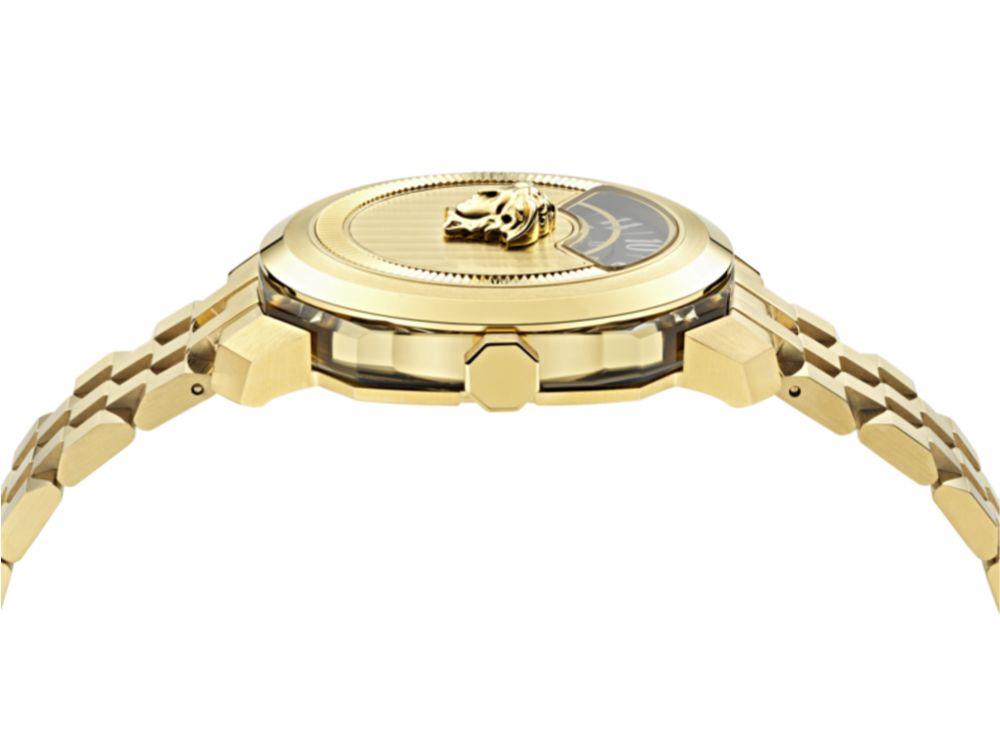 Montre à Quartz Versace Dylos 2.0, Acier Recyclé, Doré, 39.5 mm, VEYR00326