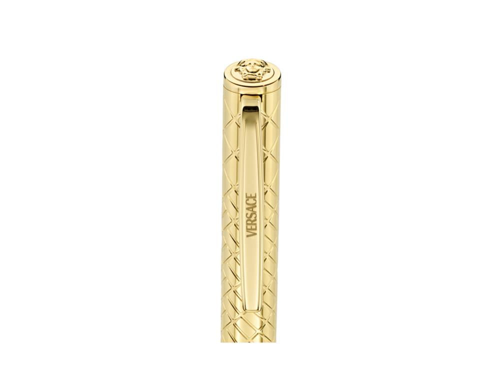 Stylo bille Versace Reve, Acier, Doré, VRSC00324