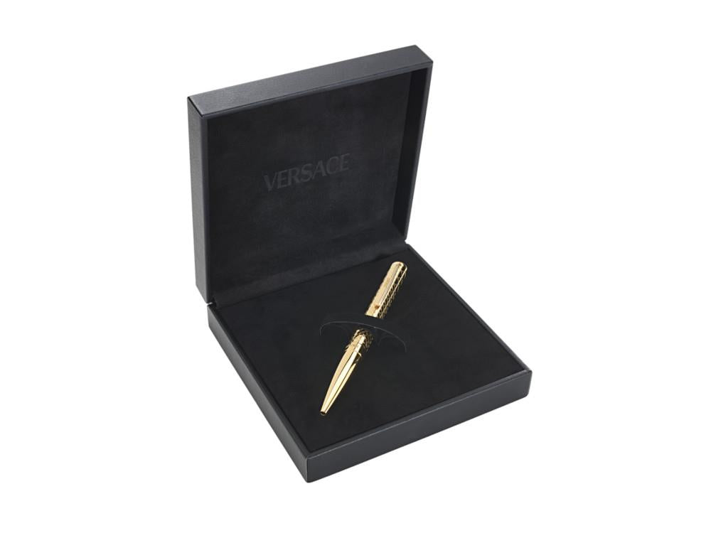 Stylo bille Versace Reve, Acier, Doré, VRSC00324