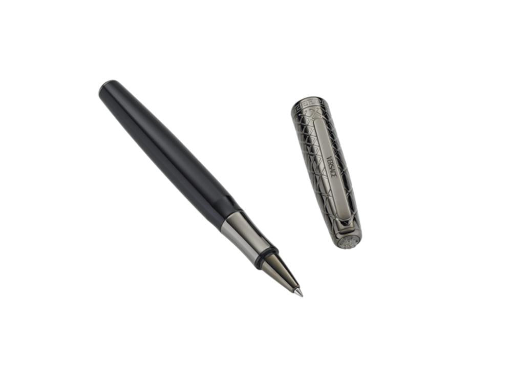 Roller Versace Honos, Résine, Noir, PVD, VRTC00424