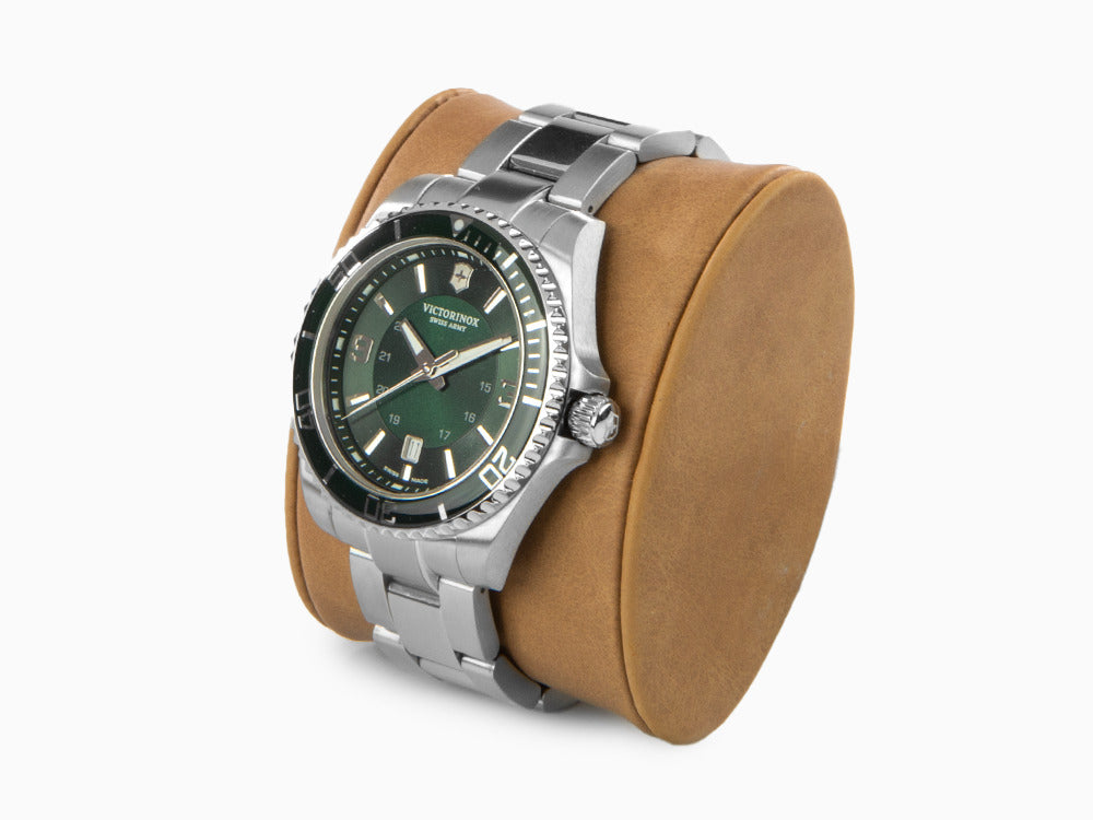 Montre à Quartz Victorinox Maverick, Vert, 43 mm, Bracelet en acier, V241934