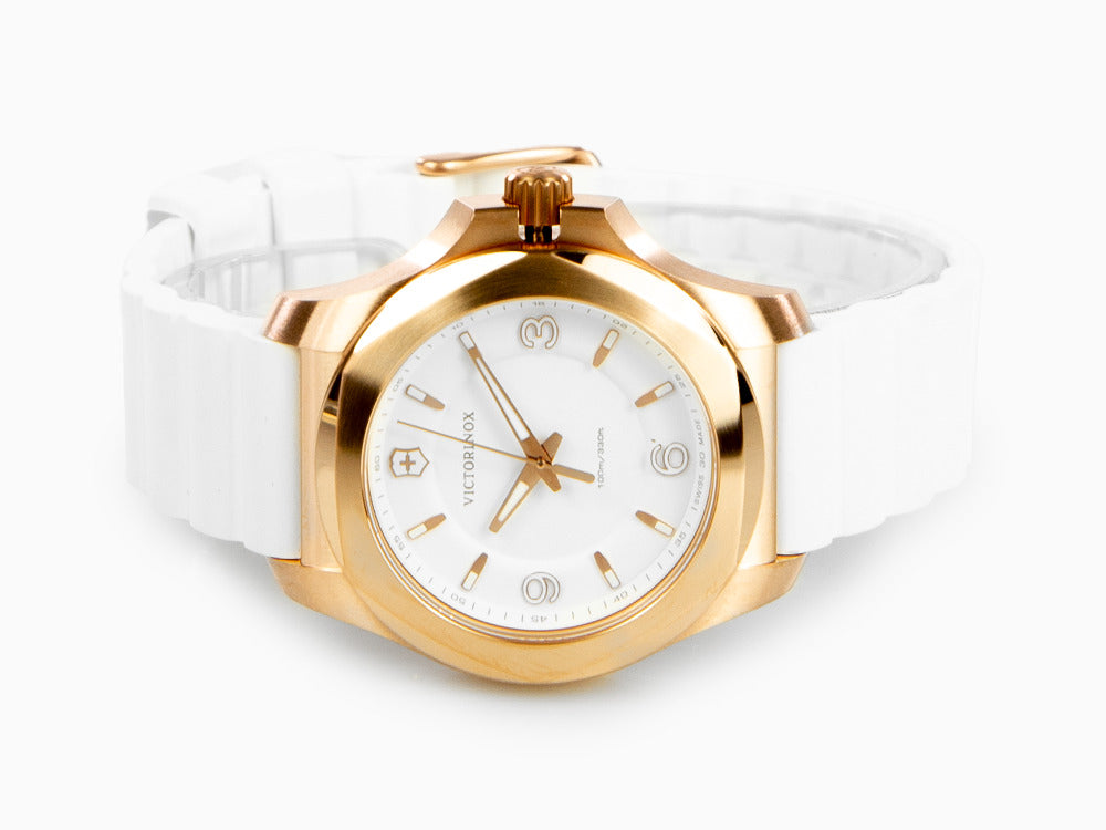 Montre à Quartz Victorinox I.N.O.X. Ladies, Blanc, 37mm, Caoutchouc, V241954