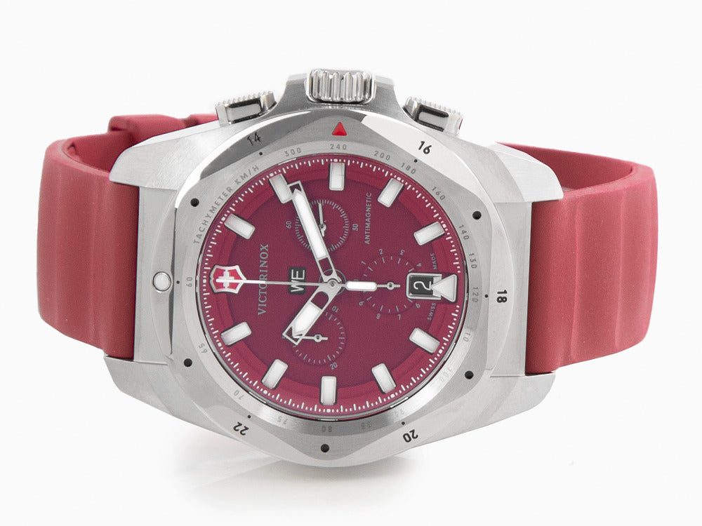 Montre à Quartz Victorinox I.N.O.X. Chrono, Rouge, 43 mm, V241986