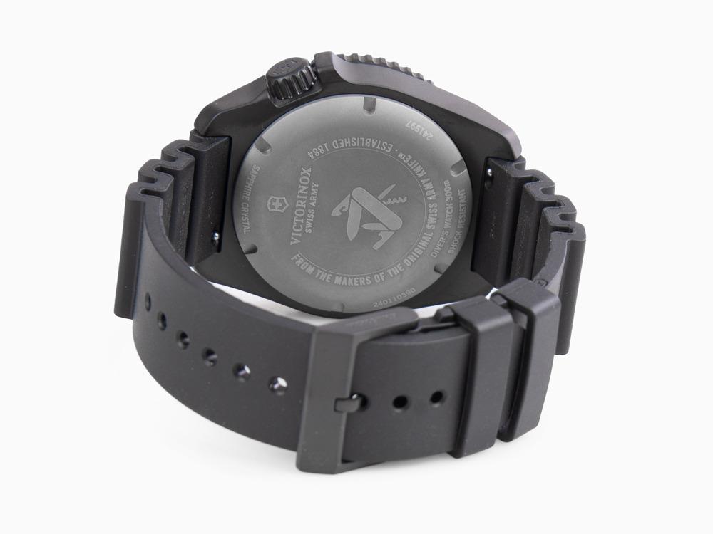 Montre Automatique Victorinox Dive Pro, Titane traité PVD, Noir, 43 mm, V241997