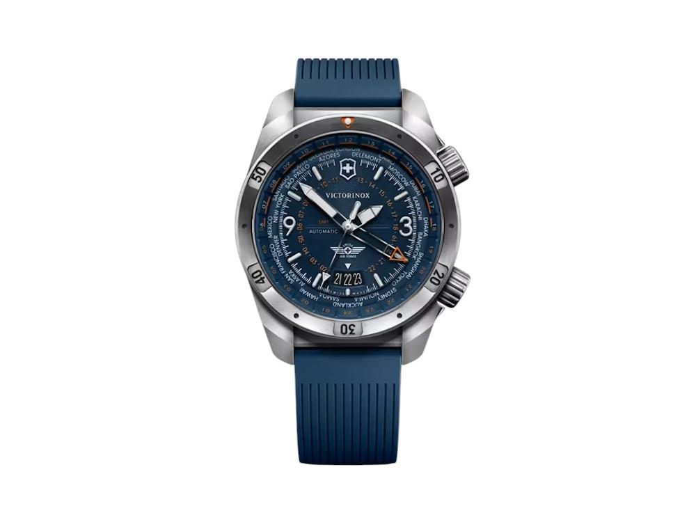 Montre Automatique Victorinox Air Pro, Acier Inoxydable 316L, Bleu,43 mm,V242003