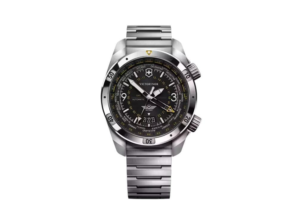 Montre Automatique Victorinox Air Pro, Acier Inoxydable 316L, Noir, V242004