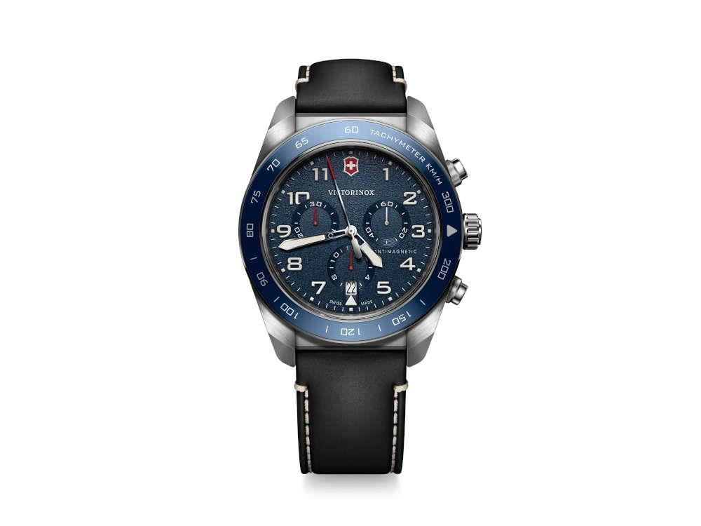 Montre à Quartz Victorinox Swiss Army, Bleu, 42 mm, Chronographe, V242047