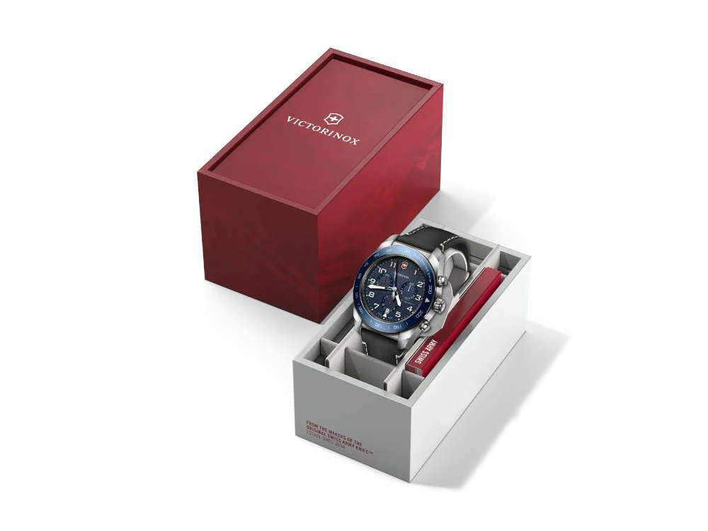 Montre à Quartz Victorinox Swiss Army, Bleu, 42 mm, Chronographe, V242047