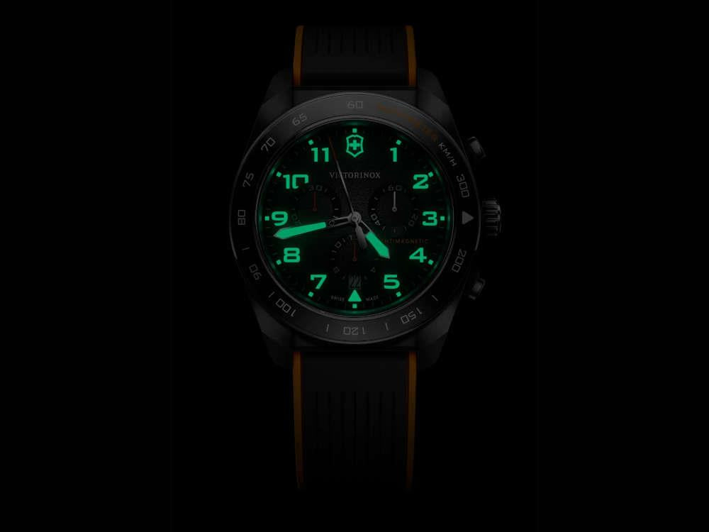 Montre à Quartz Victorinox Swiss Army, Noir, 42 mm, Chronographe, V242050