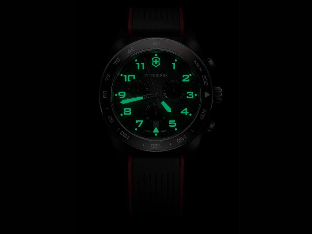 Montre à Quartz Victorinox Swiss Army, Noir, 42 mm, Chronographe, V242051