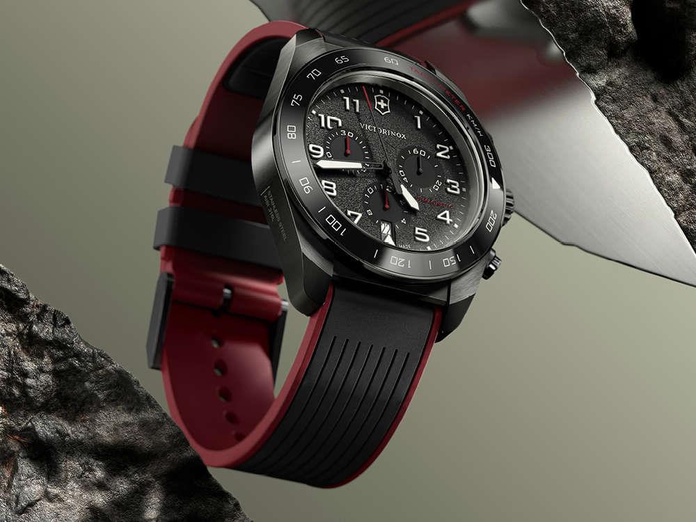 Montre à Quartz Victorinox Swiss Army, Noir, 42 mm, Chronographe, V242051