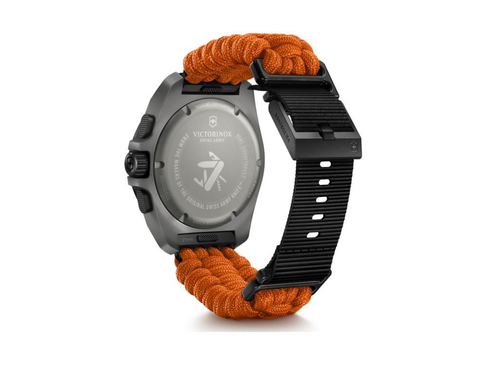 Montre à Quartz Victorinox I.N.O.X. Chrono Titane, Vert, 43 mm, V242083.1