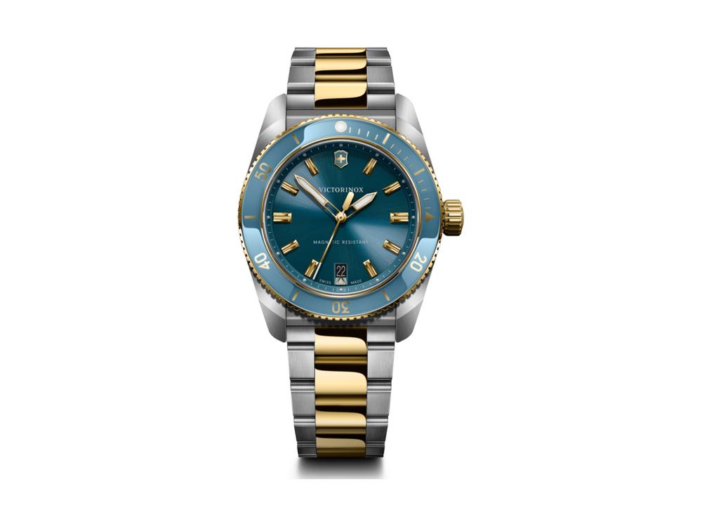 Montre à Quartz Victorinox Maverick, Acier Inoxydable 316L, Bleu Clair, V242103