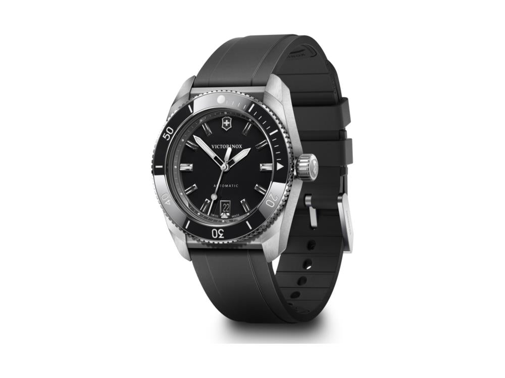 Montre Automatique Victorinox Maverick, Acier Inoxydable 316L, Noir, V242104
