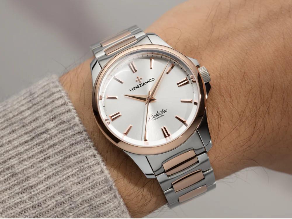 Montre Automatique Venezianico Redentore, 36 mm, Argent, 1121506C