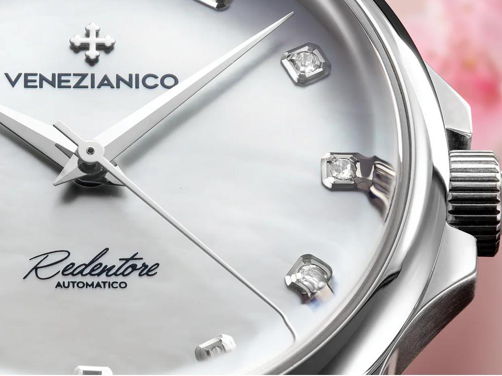 Montre Automatique Venezianico Redentore 36 mm, Blanc, 1121520C