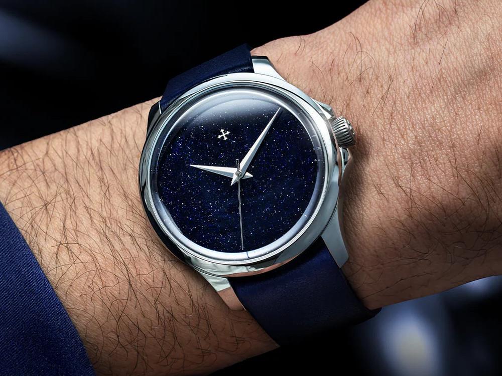 Montre Automatique Venezianico Redentore Avventurina 36 mm, Bleu, 1121550