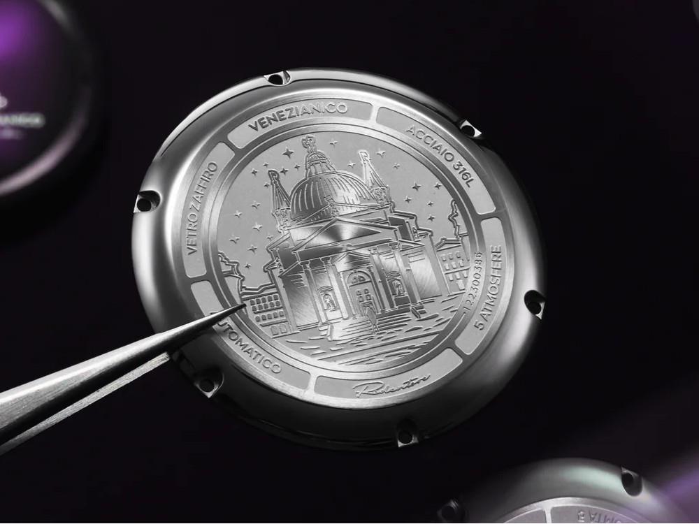Montre Automatique Venezianico Redentore Enigma, 40 mm, violet, 1221572