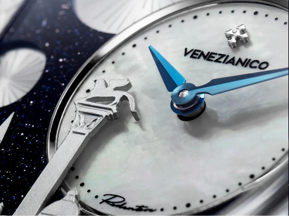 Montre Automatique Venezianico Redentore Bellanotte, 40 mm, Noir, 1221575