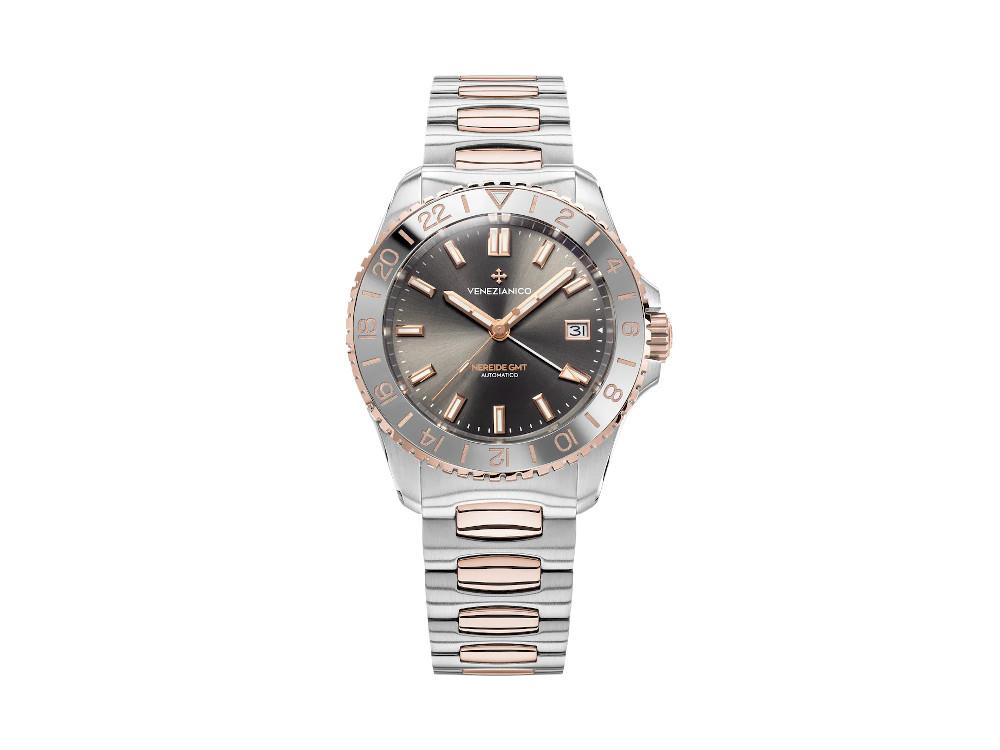 Montre Automatique Venezianico GMT Grand Tour Nereide, 39 mm, 3521510C