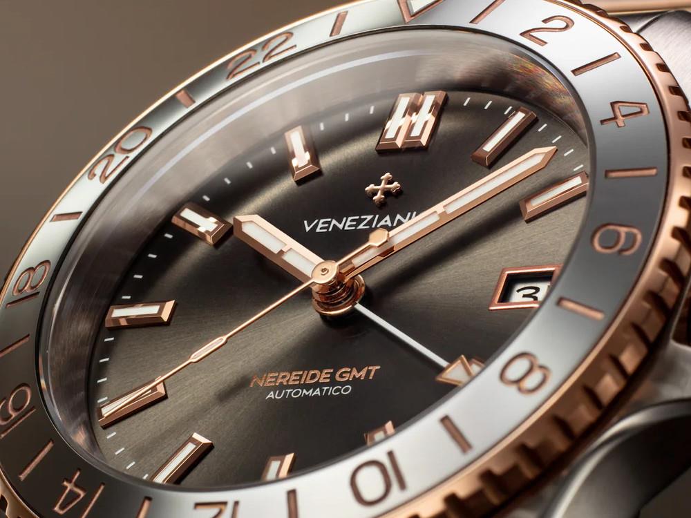 Montre Automatique Venezianico GMT Grand Tour Nereide, 39 mm, 3521510C