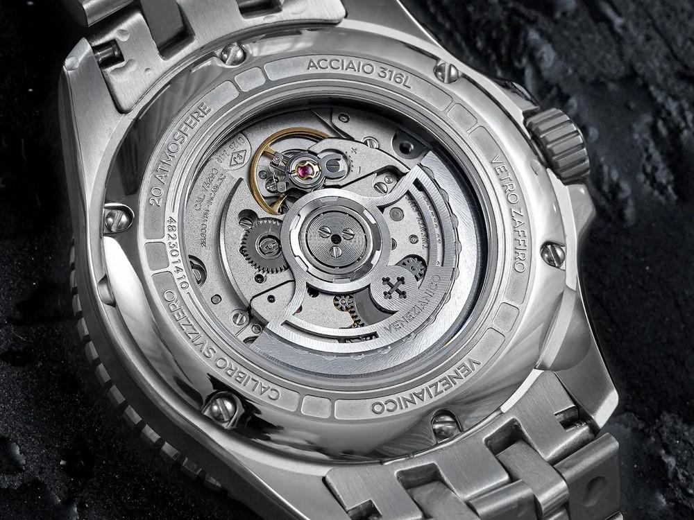 Montre Automatique Venezianico Nereide GMT Ceratung™, 42 mm, Noir, 4521500S