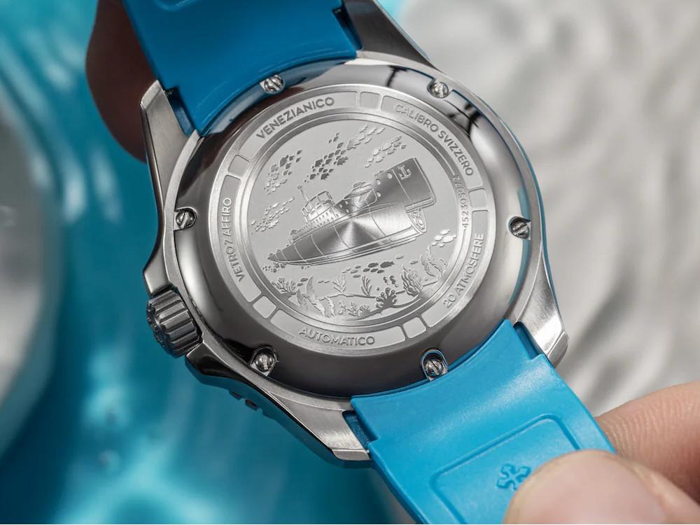 Montre Automatique Venezianico Nereide Turchese, 42 mm, Turquoise, 4521547