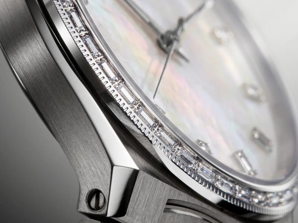 Montre Automatique Venezianico Arsenale Moissanite, 37 mm, Blanc, 6121511C