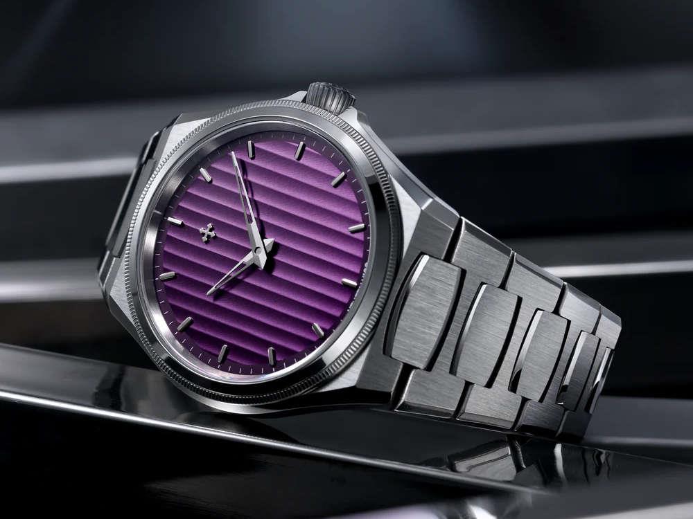 Montre Automatique Venezianico Arsenale, 40 mm, violet, 6221501C