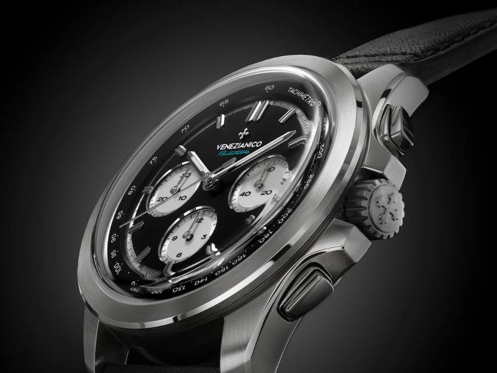 Montre Automatique Venezianico Bucintoro, 42 mm, Noir, 8221511