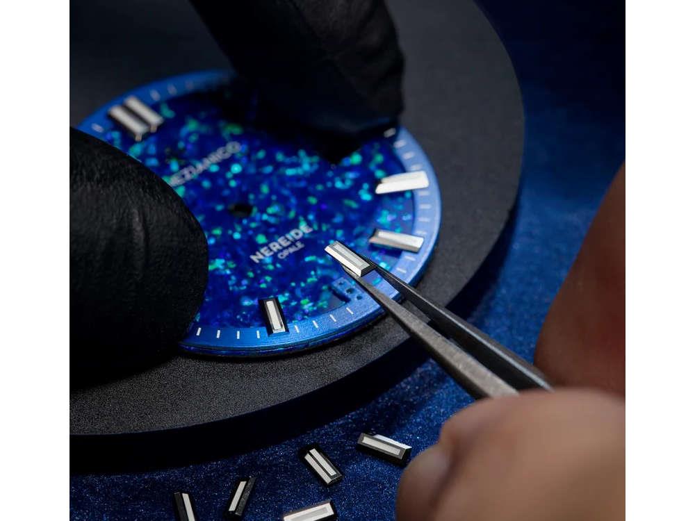Montre Automatique Venezianico Nereide Opale Blu, 42 mm, Edition Limitée