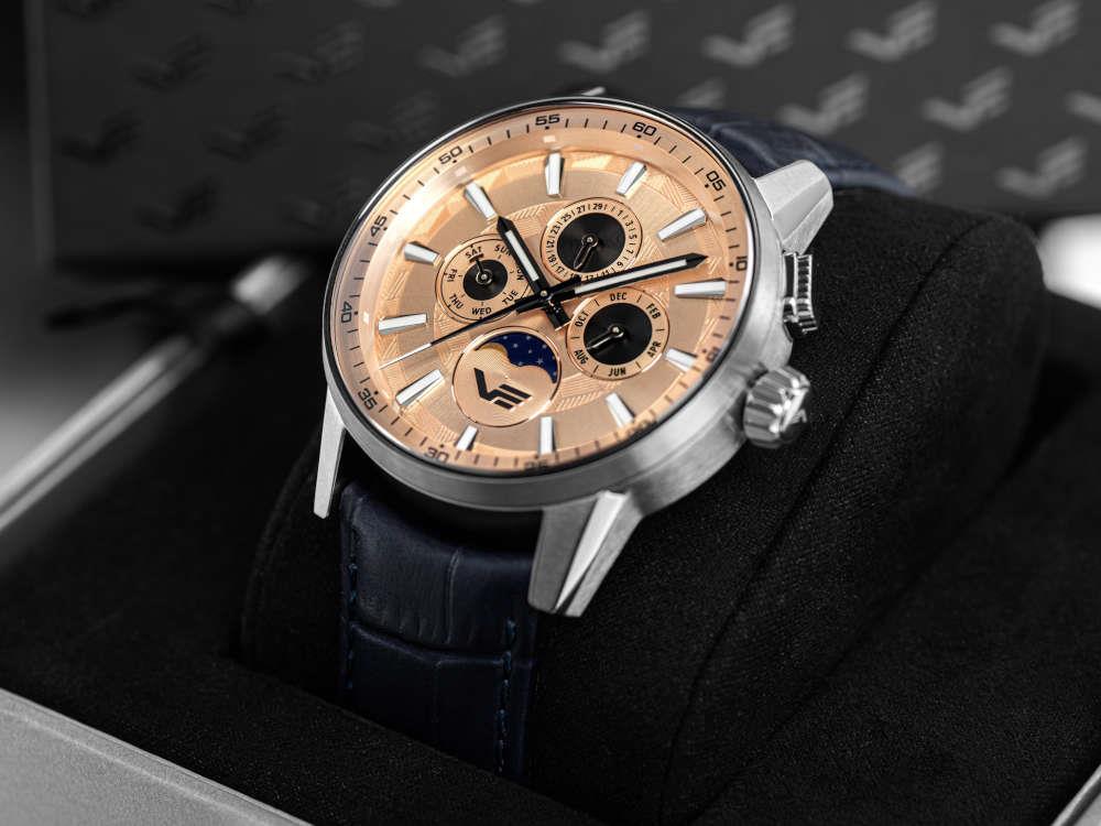 Montre à Quartz Vostok Europe Limousine Moon Phase Edition Limitée, 6P00-561A789