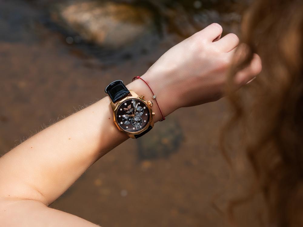 Montre à Quartz Vostok Europe Vilnelė, Noir, 39 mm, JS20-125B751-L-BK