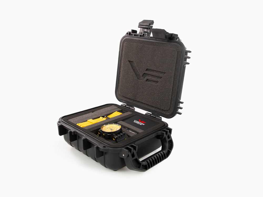 Montre Automatique Vostok Europe Energia II GMT, PVD, Jaune, LE, NH34-575C719