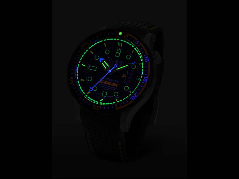 Montre Automatique Vostok Europe Batiscafos, Noir, 49.7 mm, NH35-511E767-L-BK