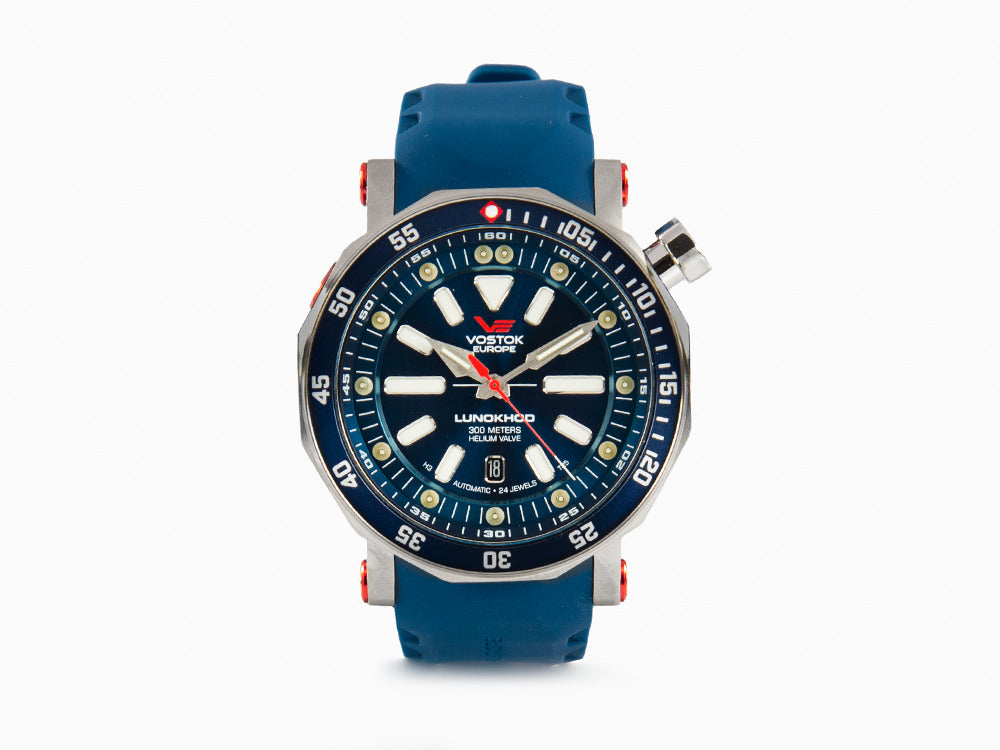 Montre Automatique Vostok Europe Lunokhod-2, Bleu, 49 mm, Tritium, NH35A-620A634