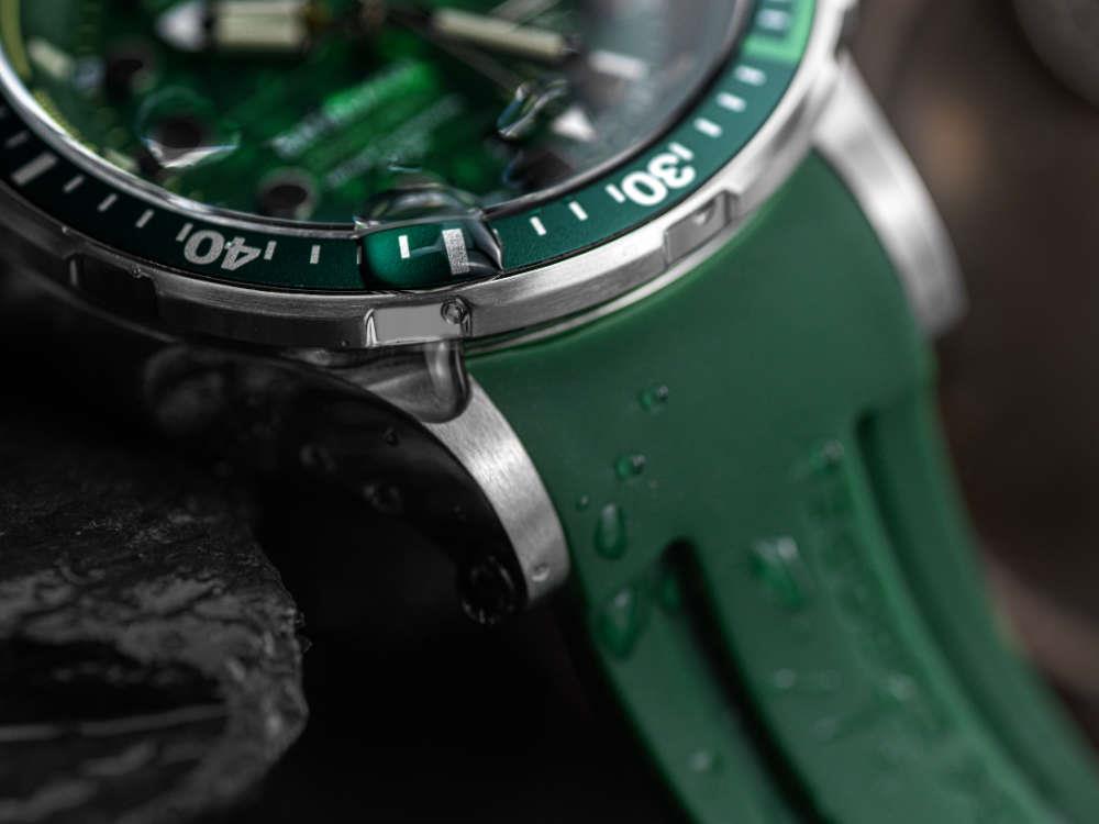 Montre à Quartz Vostok Europe Batiscafos, Vert, 49.7 mm, PX84-511A770-L-BR