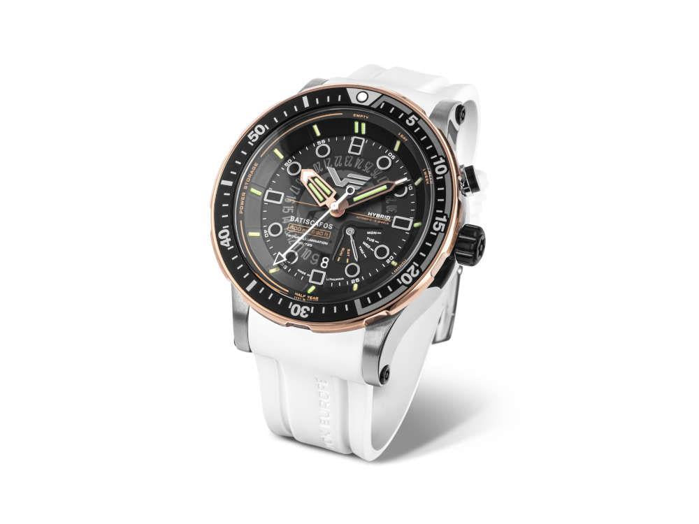 Montre à Quartz Vostok Europe Batiscafos, Noir, 49.7 mm, PX84-511E769-L-BK