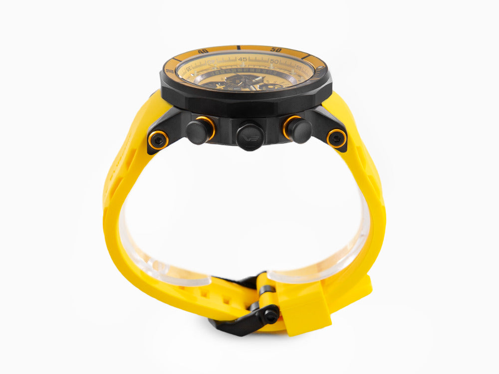 Montre à Quartz Vostok Europe Lunokhod-2, Jaune, 49 mm, Chrono, YM86-620C504