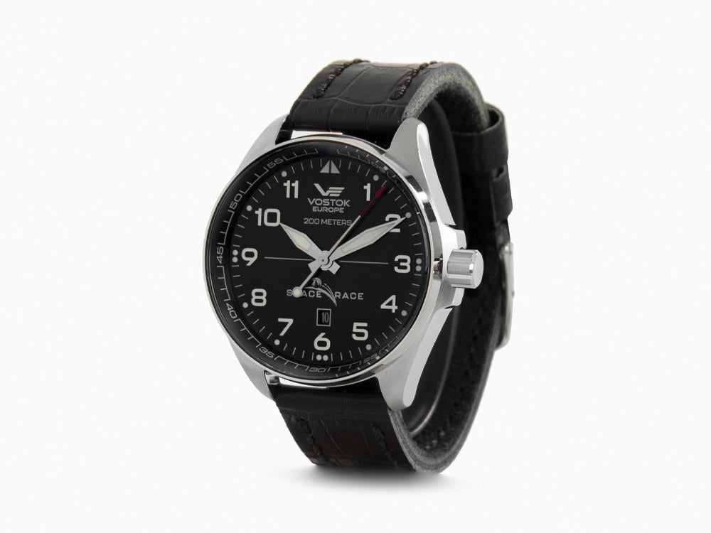 Montre Automatique Vostok Europe Space Race, Noir, 47 mm, YN55-325A662-L-BK