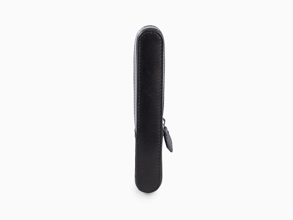 1 Étui Stylo Visconti Accesorios, Cuir, Rigide, Fermeture éclair, Noir, KL40-01