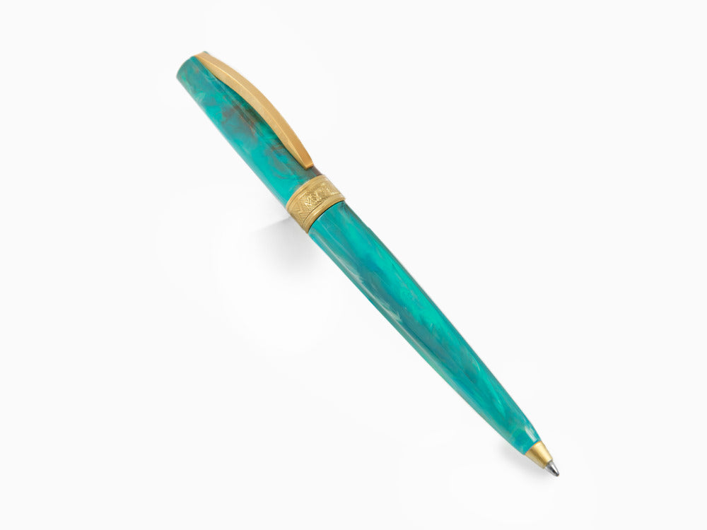 Stylo bille Visconti Mirage Mythos Athena, Résine, Bleu, KP07-15-BP