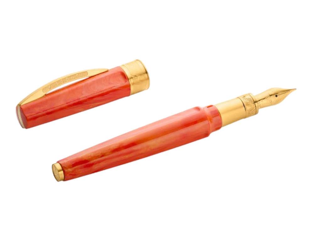Stylo Plume Visconti Mirage Mithos Demeter, Acier, Orange, KP07-20-FP